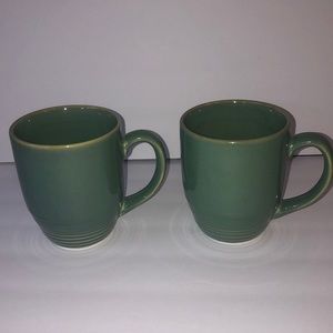 Culinary Arts Corona Green Mugs set of 2